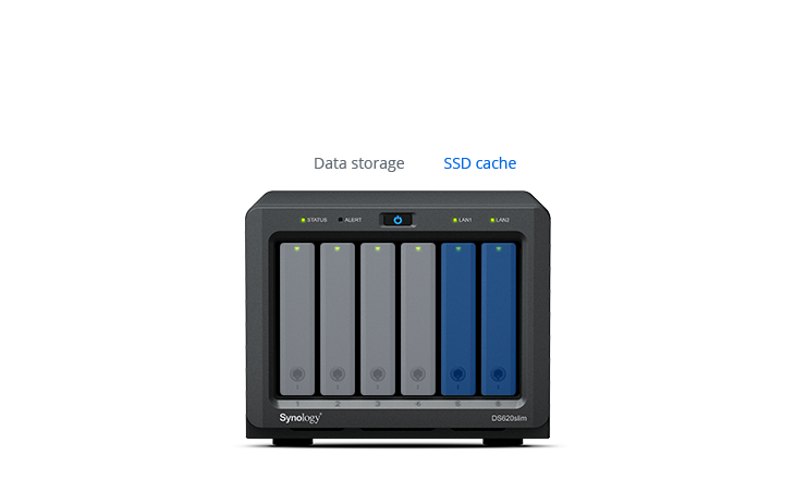 支持 SSD 缓存