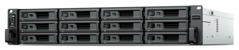 群晖 RS2423+ 高性能 12 盘位机架 NAS