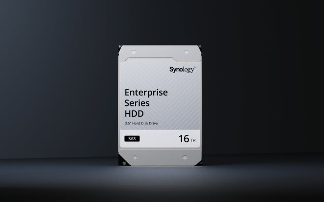 以 Synology 硬盘效能的可靠性为后盾