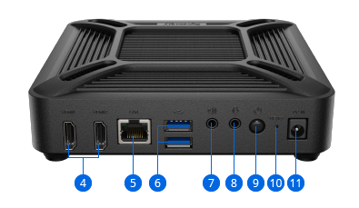 product VS600HD back view photo