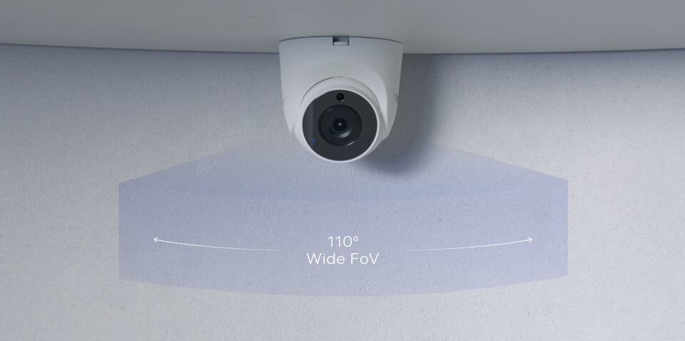 5 MP 和 110° 宽可视区域