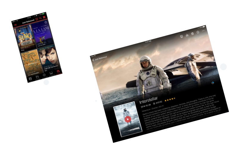 UI for DS video